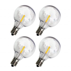 LED-Lichtquellen - 4 Stück - E12-Fassung - Kunststoff